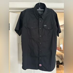 Dixxon Short Sleeve Work Shirt, like new, Size Small